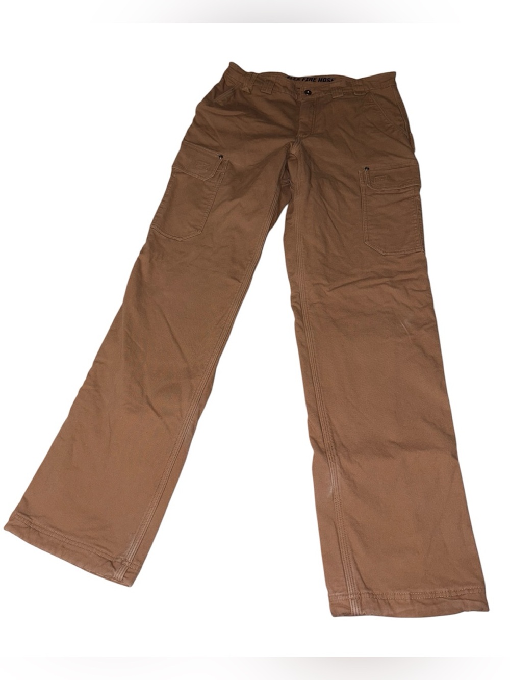 Duluth Trading Co Tan Cargo Pants with Utility Pockets